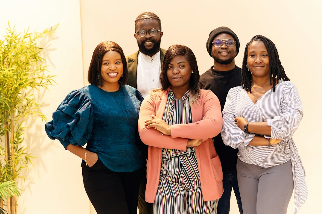 diverse professionals team
